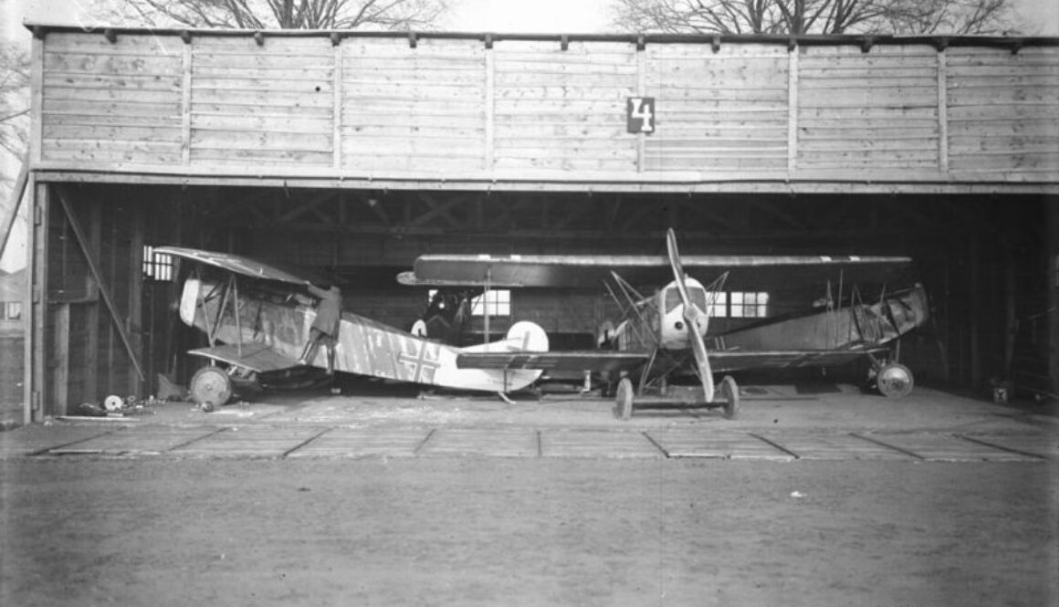 295_[Surrendered Fokker D. VII aircraft of the German Air Force near Namur, Belgium November 1918.].